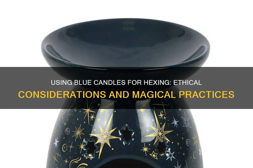 can i use a blue candle to hex someone