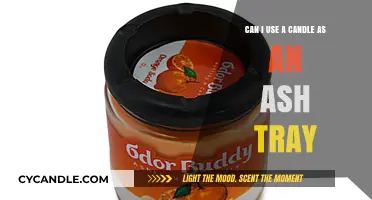 Using a Candle as an Ashtray: Safe or Risky Idea?