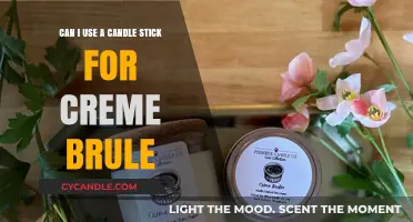 Using a Candle Stick for Crème Brûlée: Creative Kitchen Hacks