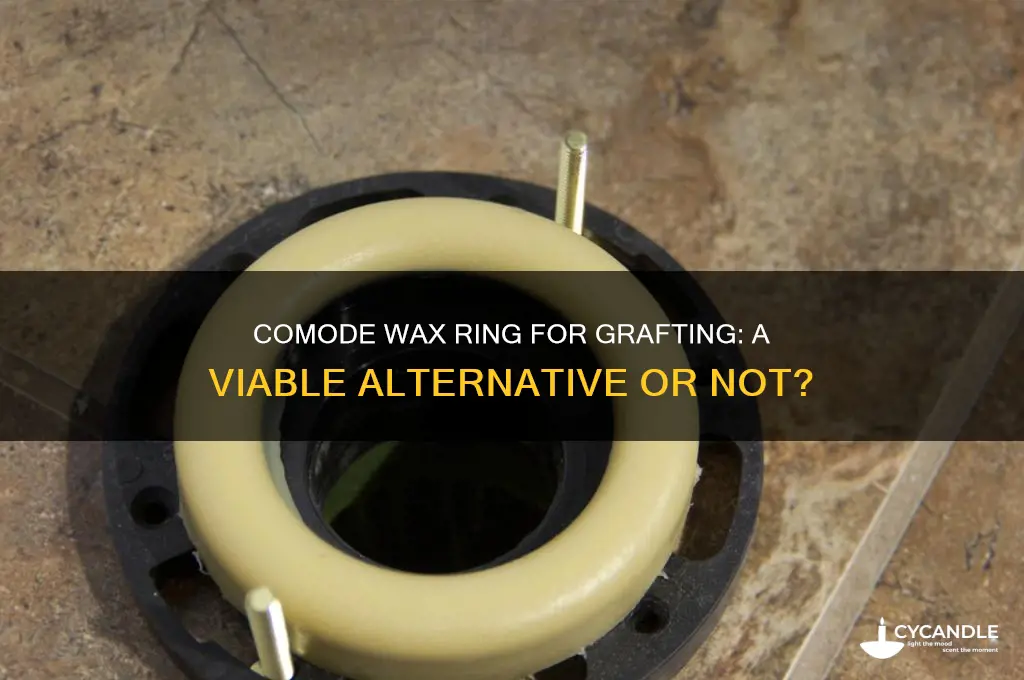can i use a comode wax ring for grafting wax