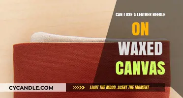 Leather Needle on Waxed Canvas: Sewing Tips and Compatibility