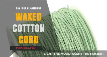 Using a Lighter on Waxed Cotton Cord: Safe or Risky?