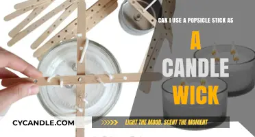 Popsicle Stick as Candle Wick: Creative DIY or Fire Hazard?