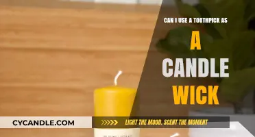 Toothpick as Candle Wick: Creative Hack or Fire Hazard?