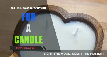 Wood Salt Container as a Candle Holder: Safe or Risky?