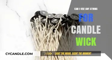 Choosing the Right Wick: Can Any String Be Used for Candles?