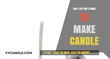 Exploring Candle-Making: Can Any String Be Used as a Wick?