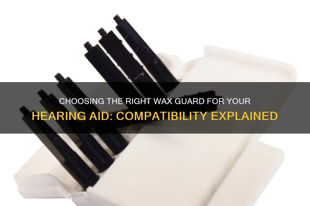 can i use any wax guard with any hearing aid