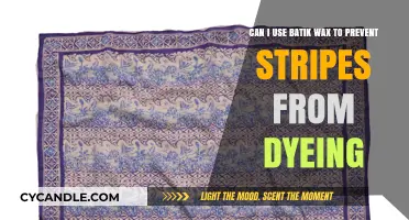 Using Batik Wax to Block Stripes in Dyeing Projects: Tips & Tricks
