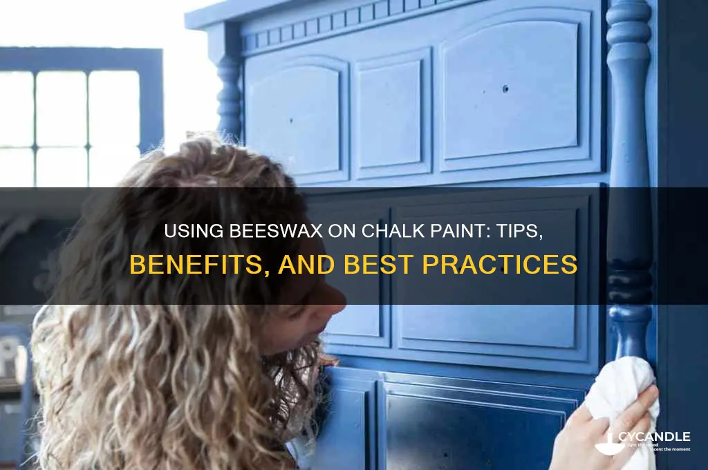 can i use beeswax on chalk paint