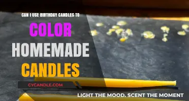 Using Birthday Candles to Color Homemade Candles: A Creative DIY Guide