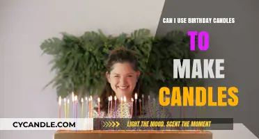 Using Birthday Candles to Make Candles: Creative DIY or Safety Risk?