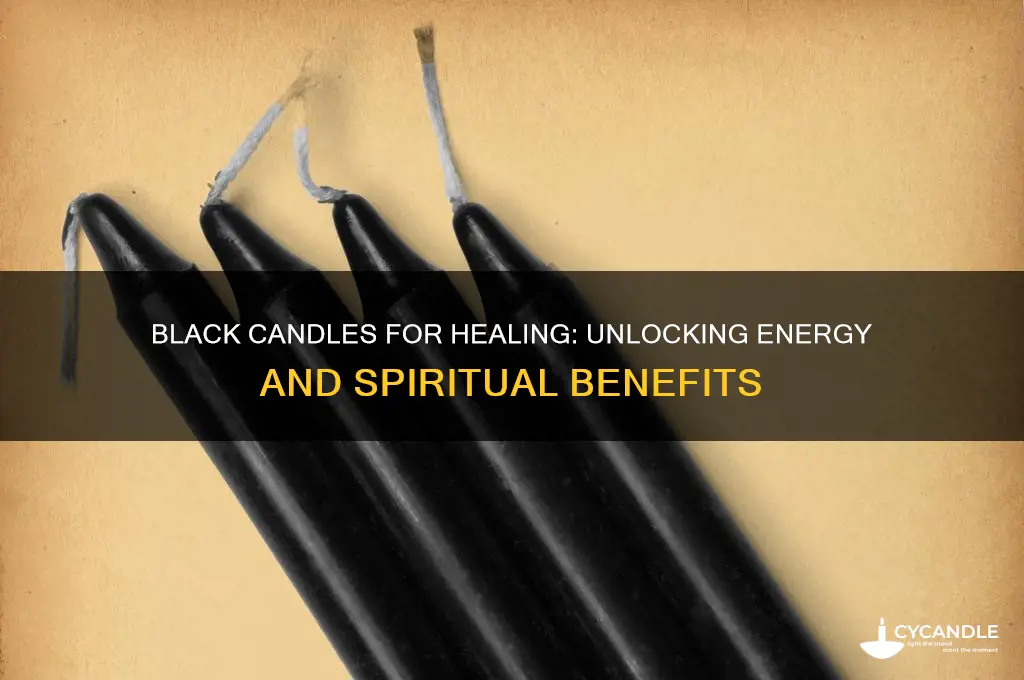 can i use black candles for healing energy