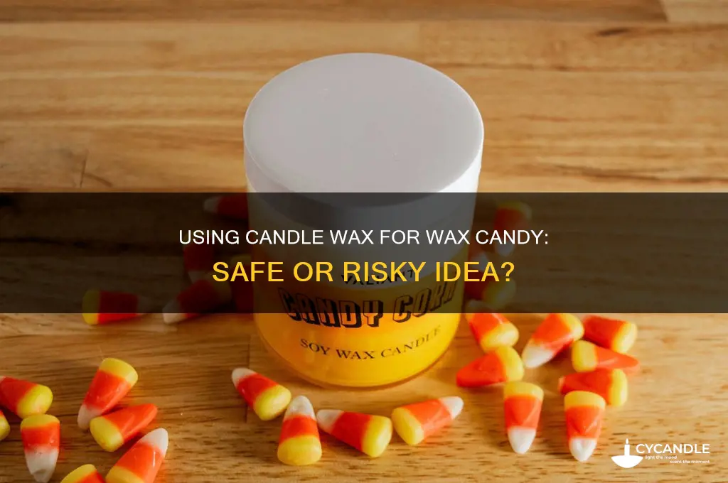 can i use candle wax for wax candy