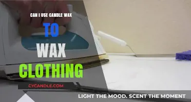 Waxing Clothing with Candle Wax: A Practical DIY Solution?