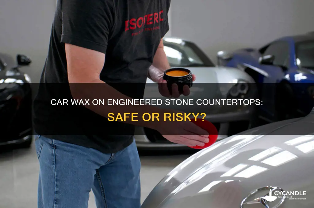 can i use car wax on engineered stone countertops