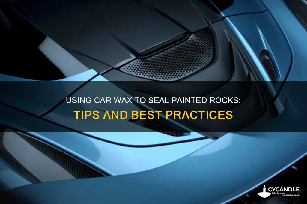 can i use car wax to seal a painted roc