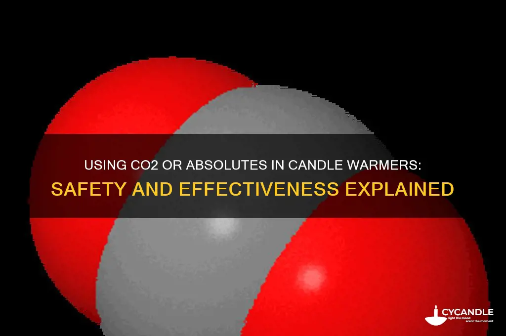 can i use co2 or absolutes in a candle warmer