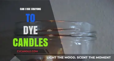 Creative Candle Dyeing: Using Crayons for Unique, Colorful Candles