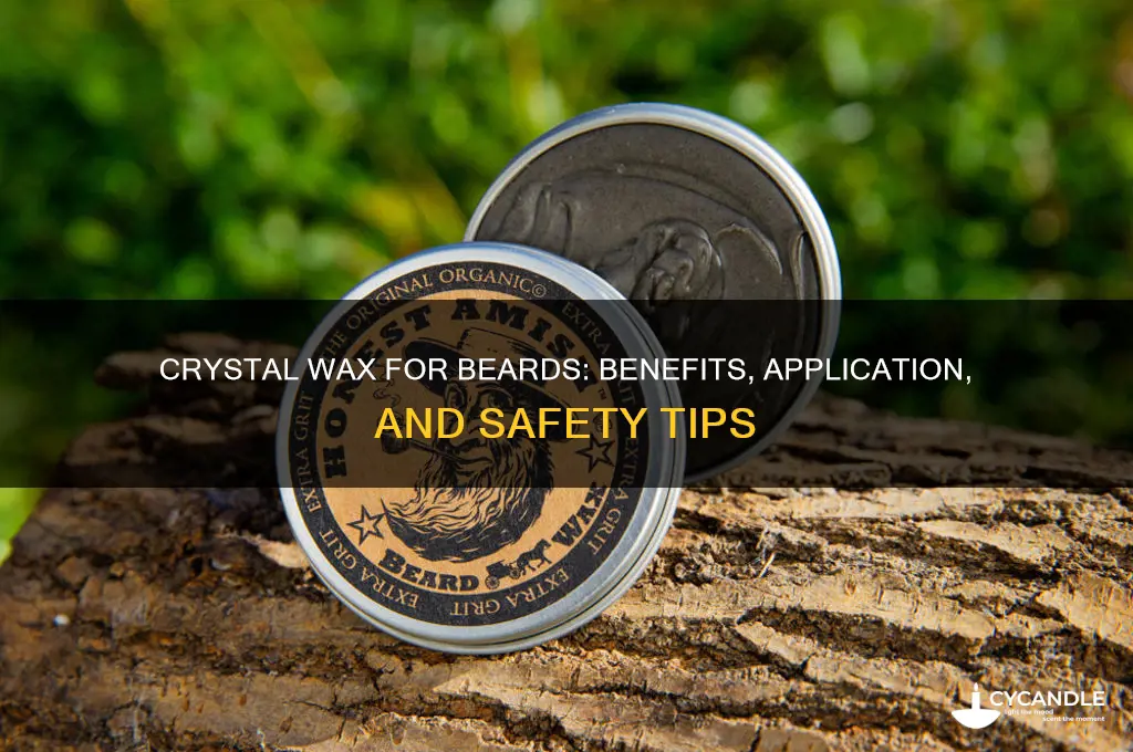 can i use crystal wax in my beard
