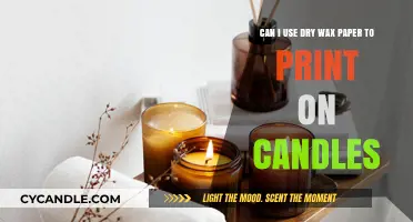 Printing on Candles: Dry Wax Paper Techniques and Tips