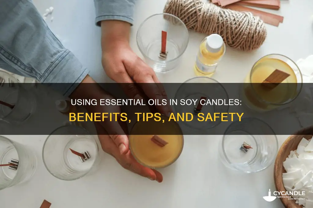 can i use essential oils in my soy candles