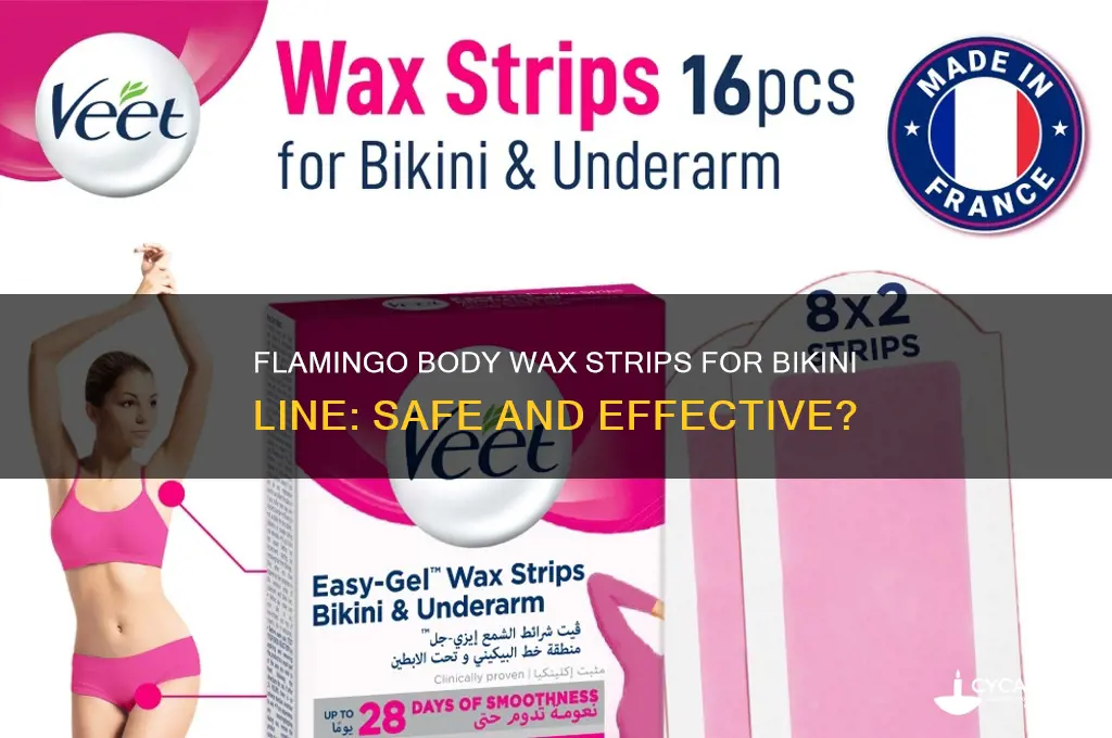 can i use flamingo body wax strips on bikini line
