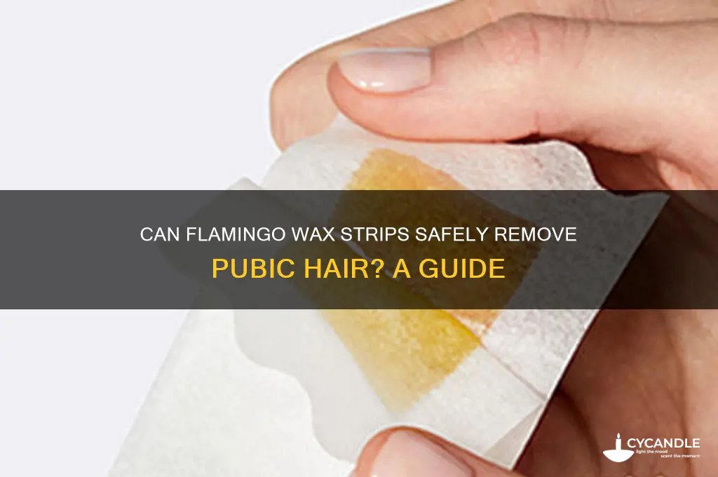 can i use flamingo wax strips to remove public hair