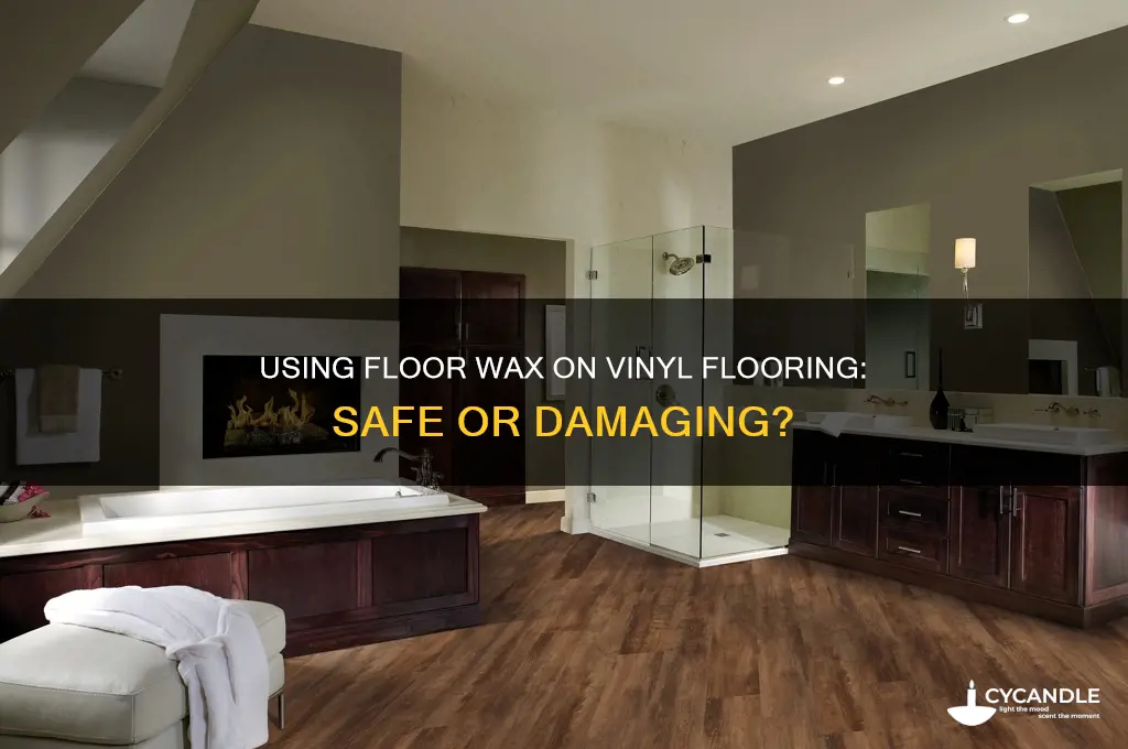 can i use floor wax on vinyl flooring