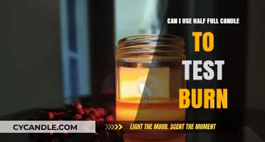 Half-Full Candles: Effective for Testing Burn Quality and Performance?