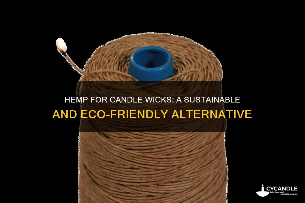 can i use hemp for candle wick