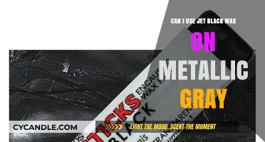 Jet Black Wax on Metallic Gray: Compatibility and Best Practices