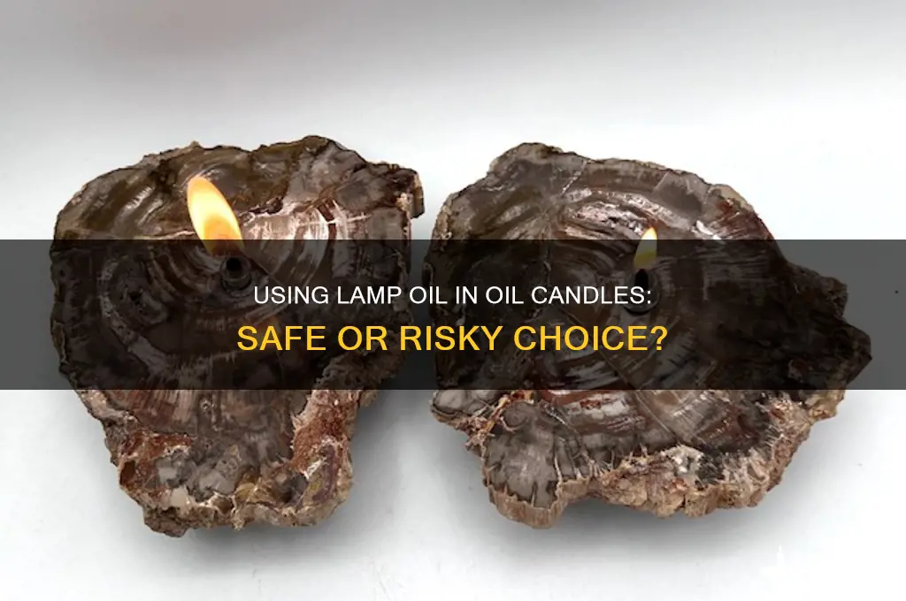 can i use lamp oil in oil candles