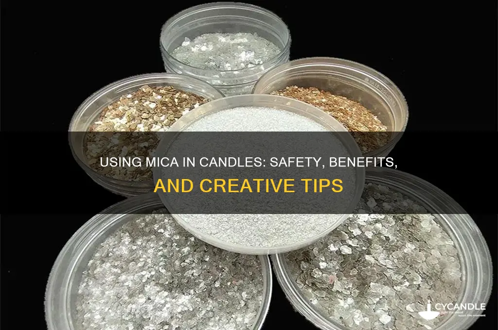 can i use mica in candles