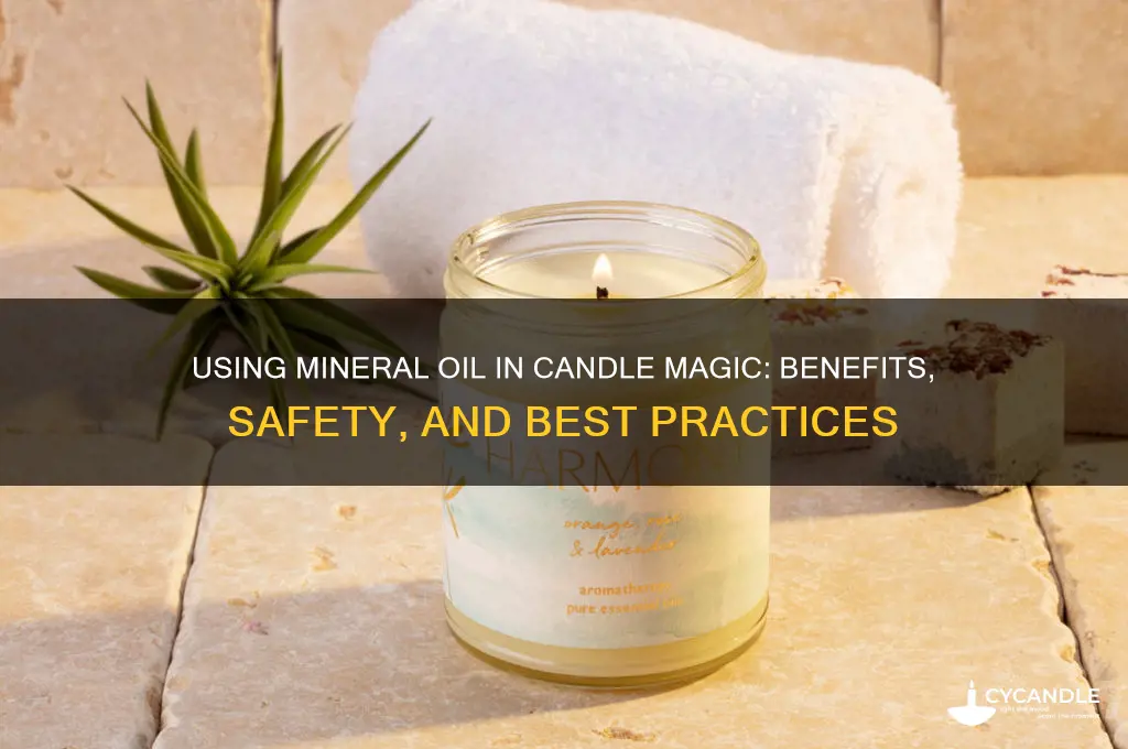 can i use mineral oil in candle magic
