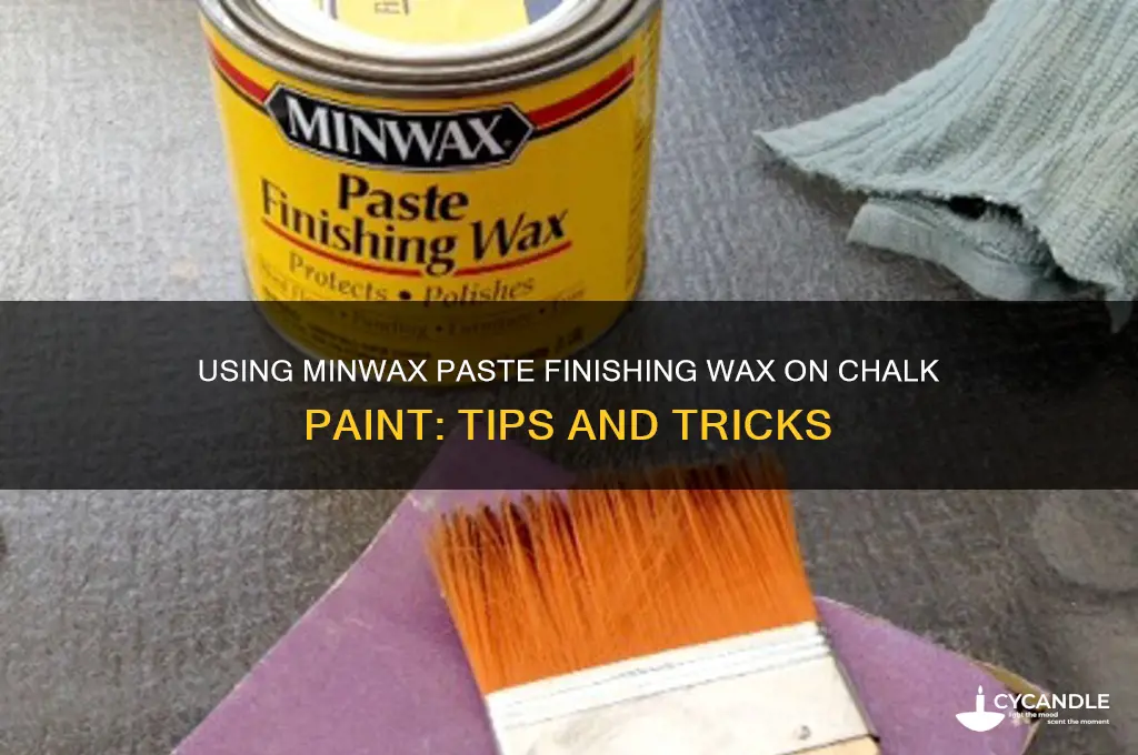 can i use minwax paste finishing wax on chalk paint