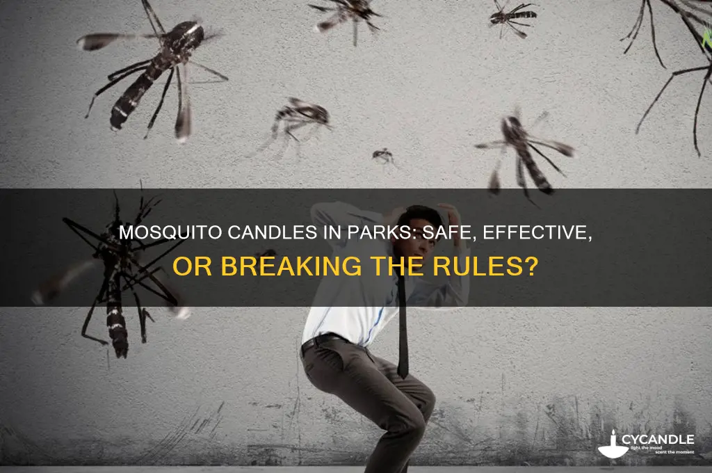 can i use mosquito candles in parks