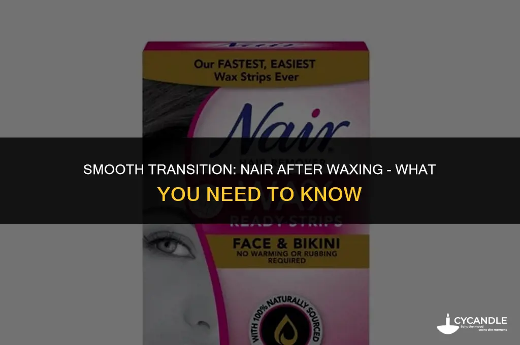 can i use nair after waxing
