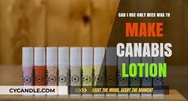 Using Beeswax Alone for Cannabis Lotion: Is It Possible?