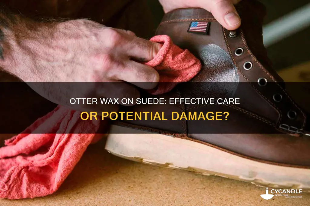 can i use otter wax on suede