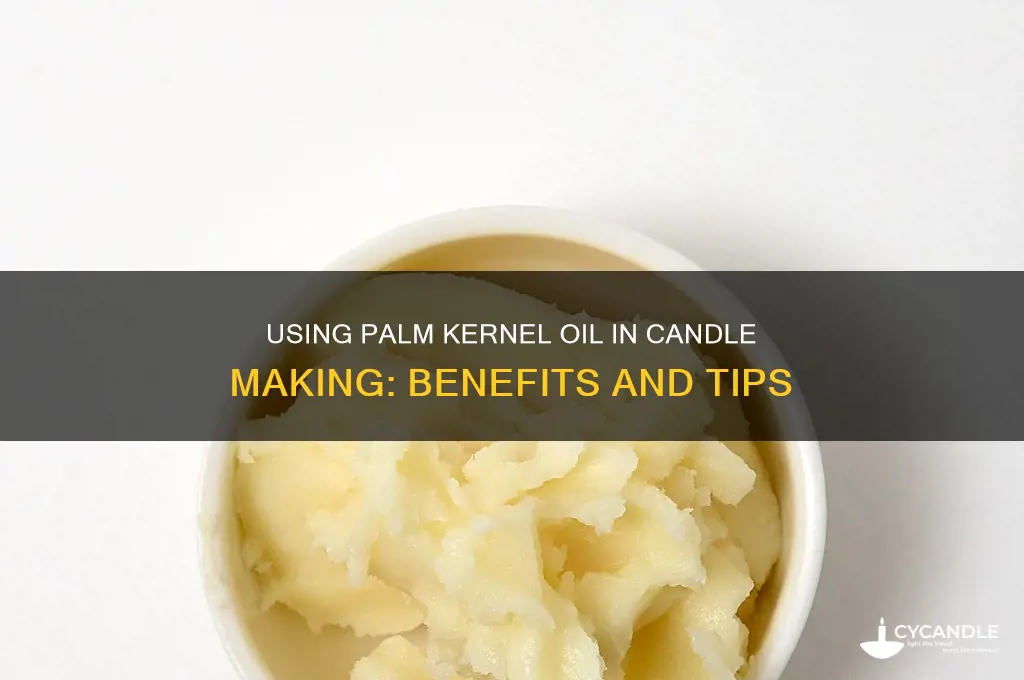 can i use palm kernel oil in candle making