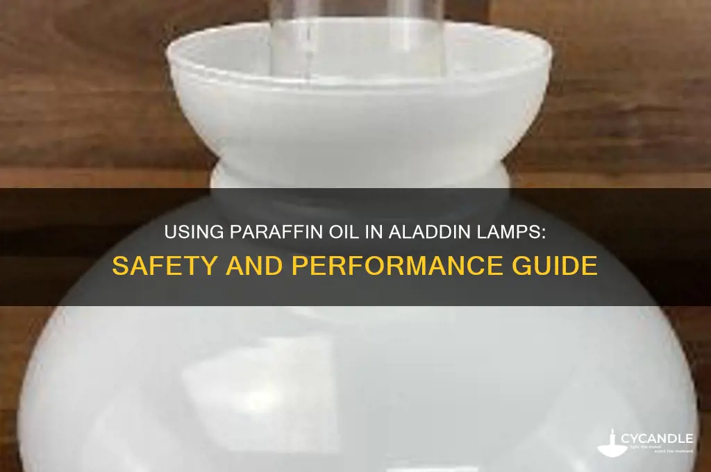 can i use paraffin oil in my aladdin lamp