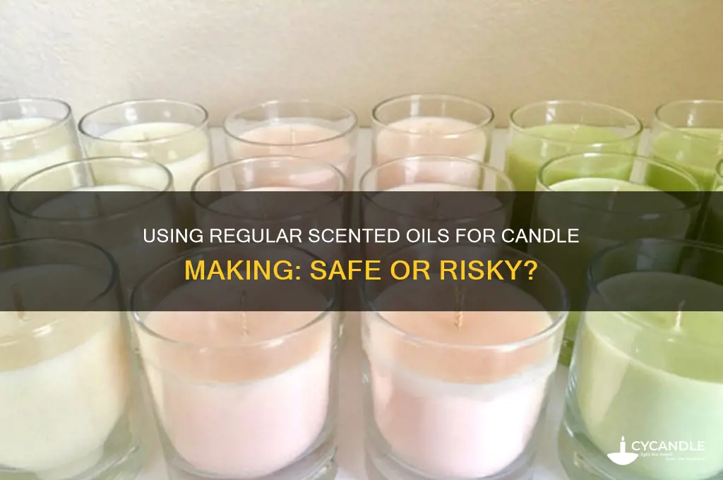 can i use regular scented oils for candle making