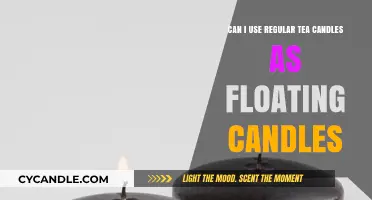 Regular Tea Candles as Floating Candles: Safe or Risky?