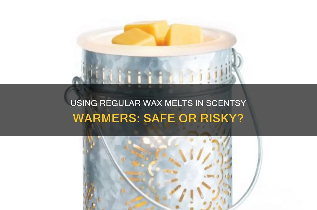 can i use regular wax melts in scenterpeices