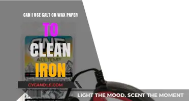 Salt on Wax Paper: Effective Iron Cleaning Hack or Myth?
