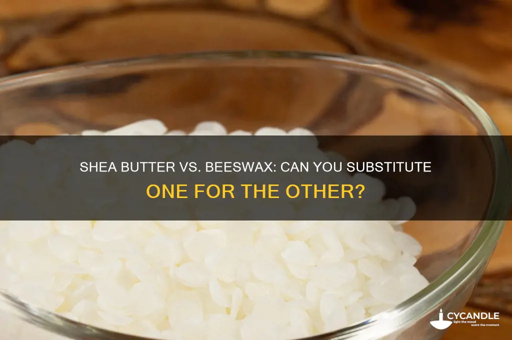can i use shea butter instead of beeswax