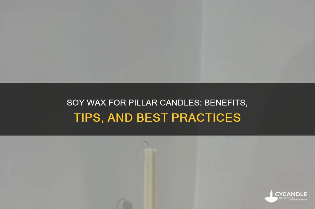 can i use soy wax for pillar candles