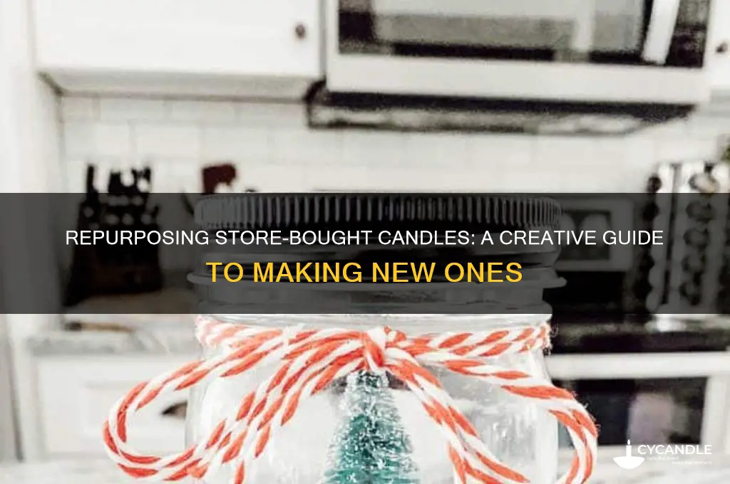 can i use store candles to make new ones