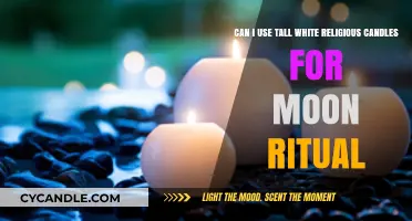 Tall White Religious Candles in Moon Rituals: Sacred or Secular?
